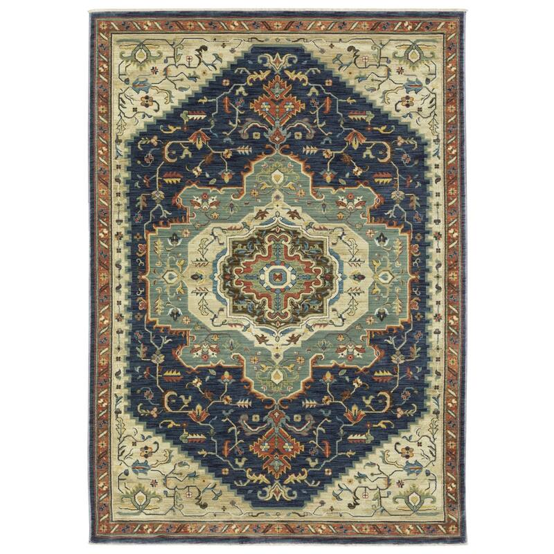 HomeRootsOriental Traditional Rectangle Area Rug