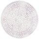 preview thumbnail 58 of 147, SAFAVIEH Adirondack Dakota Rustic Shabby Chic Distressed Rug 6' x 6' Round - Ivory/Lavender