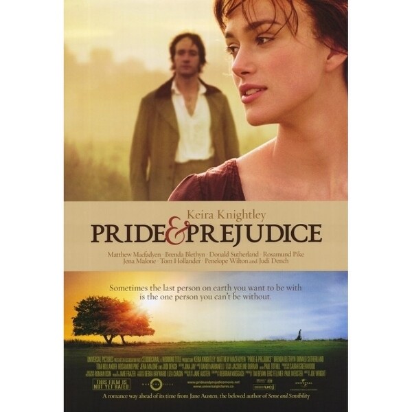 Pride And Prejudice Movie Poster Print (27 X 40) Item Movaf0874