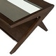 preview thumbnail 24 of 28, INK IVY Rocket Wood & Tempered Glass Coffee Table