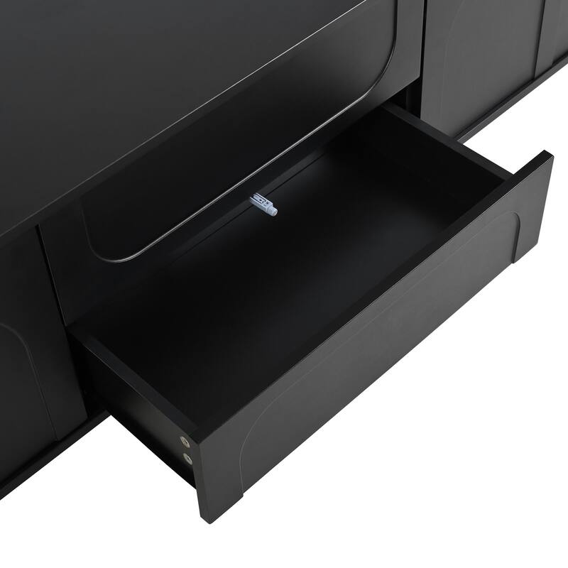 TV Stand Media Cabinets TV Storage Console with 2 Drawers