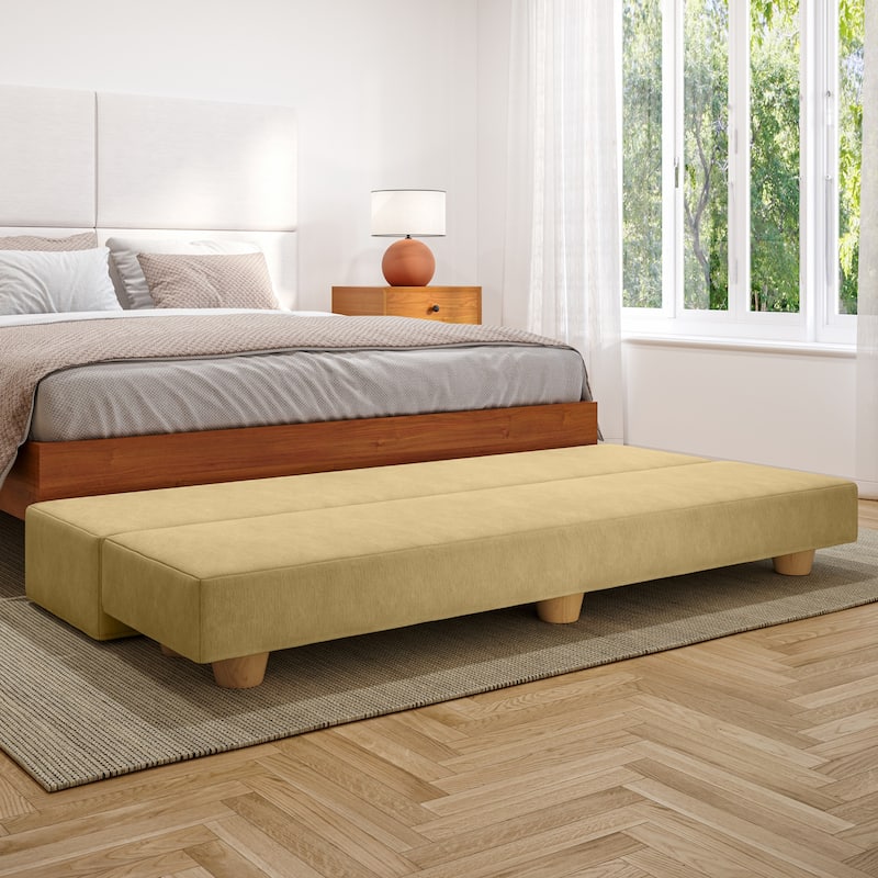 Jaxx Camden Convertible Bed Bench / Fold-Out Twin Guest Bed