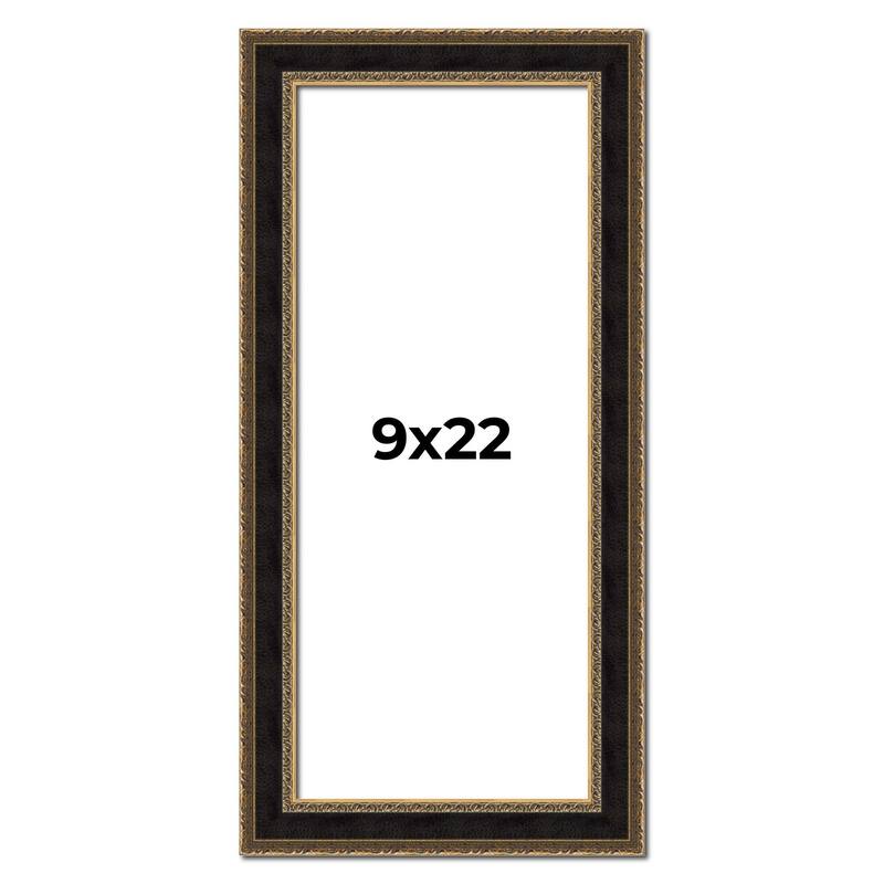 9x22 Frame Gold Antique Vintage Sold Wood Picture Frame | 1.75 Inch