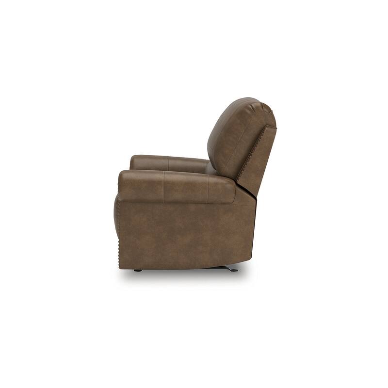 Signature Design by Ashley Shadsburne Brown Swivel Glider Recliner