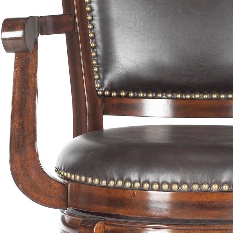 SAFAVIEH Candice Sierra Brown 29-inch Bar Stool - 25Wx24Dx46H