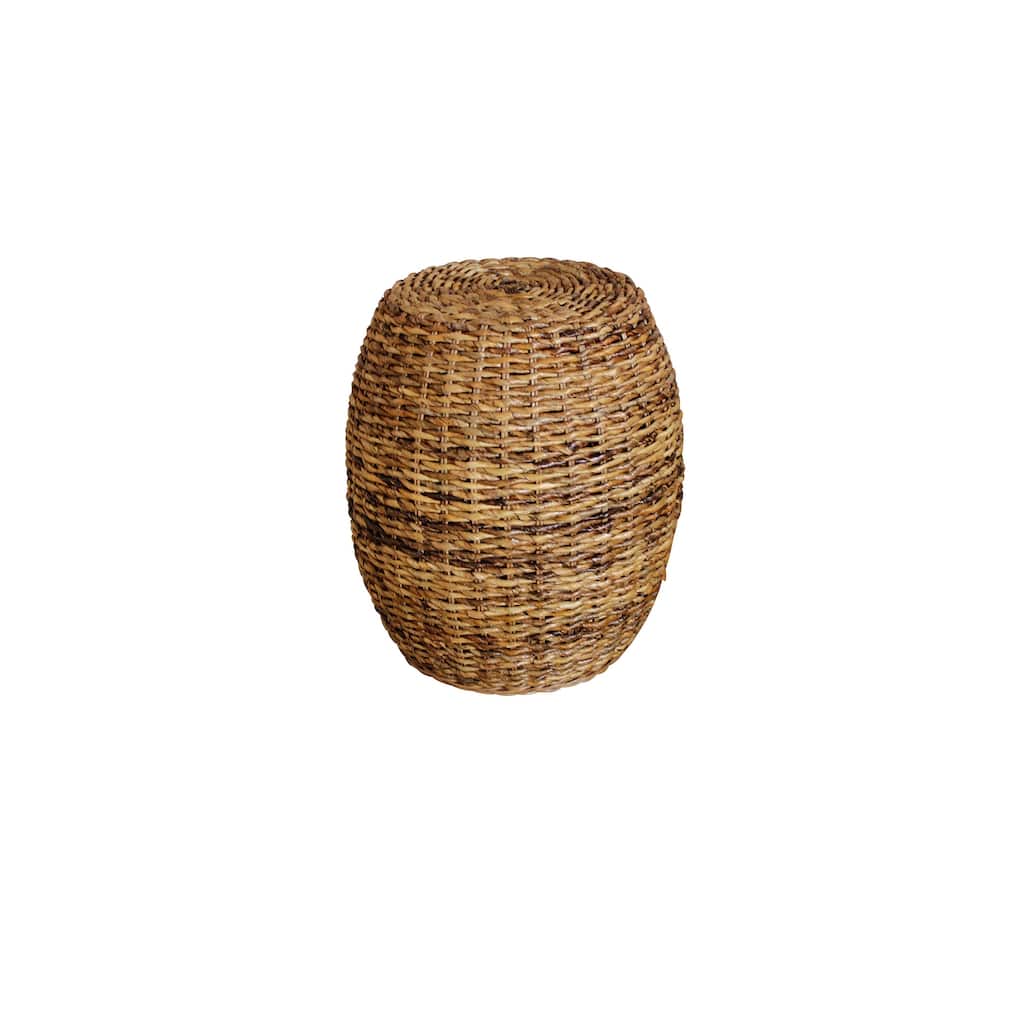 Carolina Living Banana Weave Round Stool