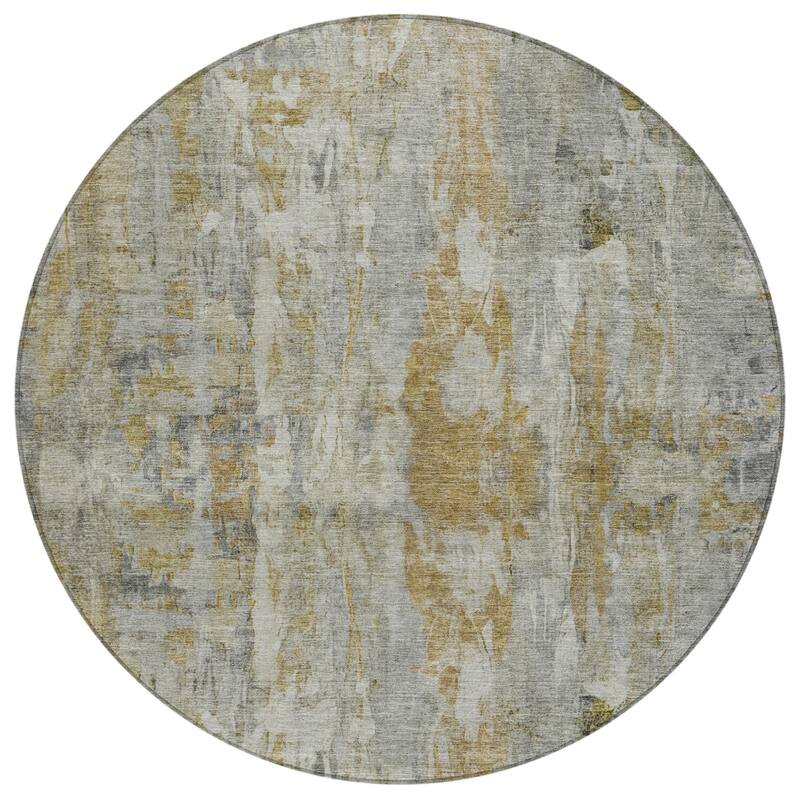 Machine Washable Indoor/ Outdoor Muted Ombre Chantille Rug