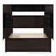 preview thumbnail 55 of 105, Modern Platform Bed with Integrated Cabinet, Trundle Bed and Drawers