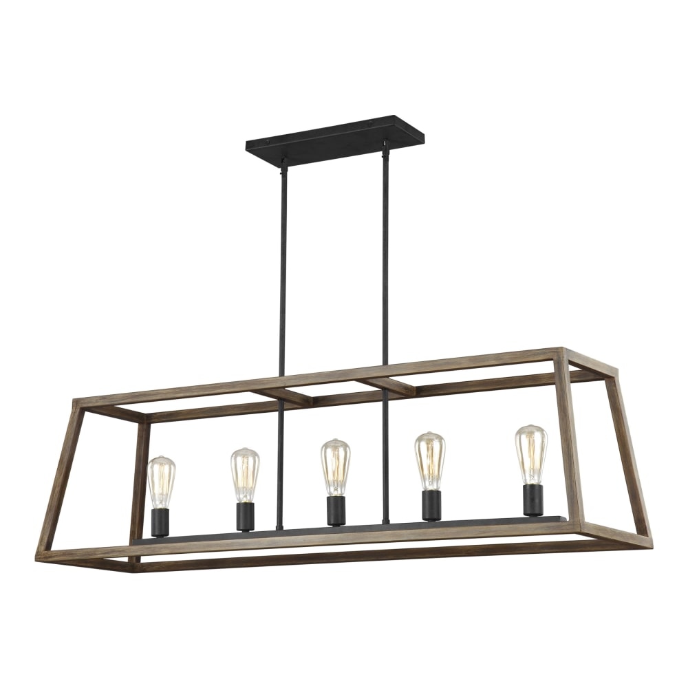 Feiss linear chandelier top