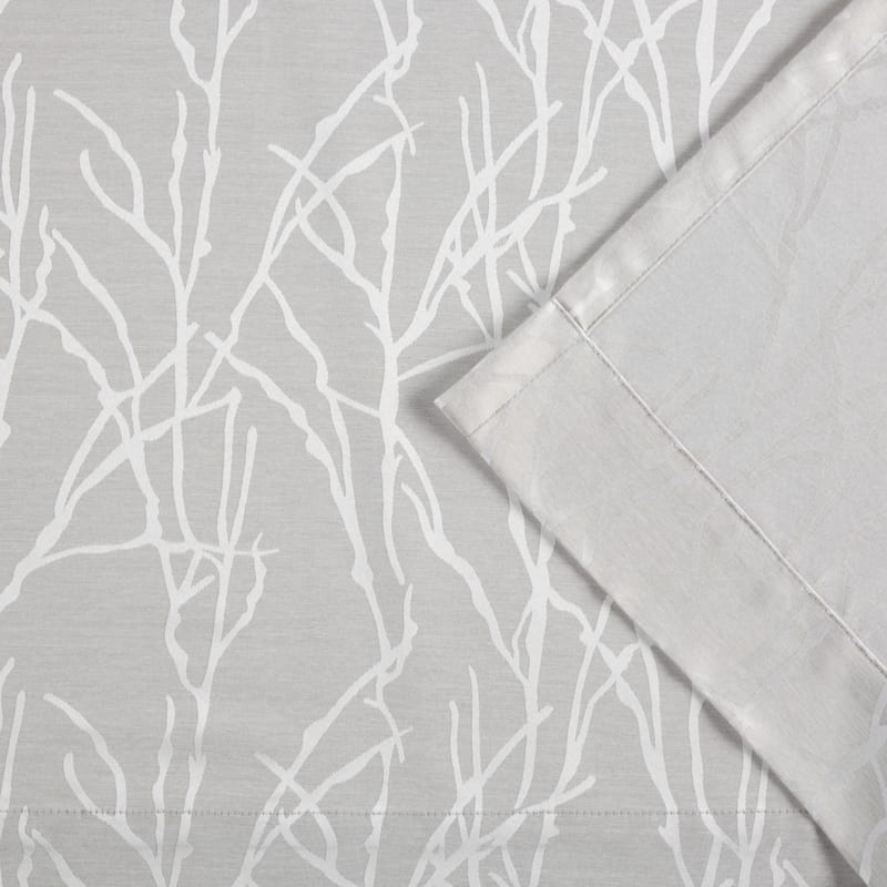 ATI Home Finesse Branch Print Grommet Top Curtain Panel Pair