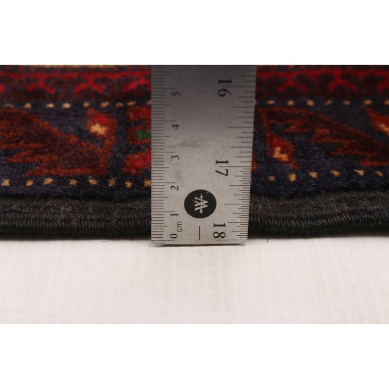 Teimani Red Rug 3'11" x 6'9" - 3'11 x 6'9