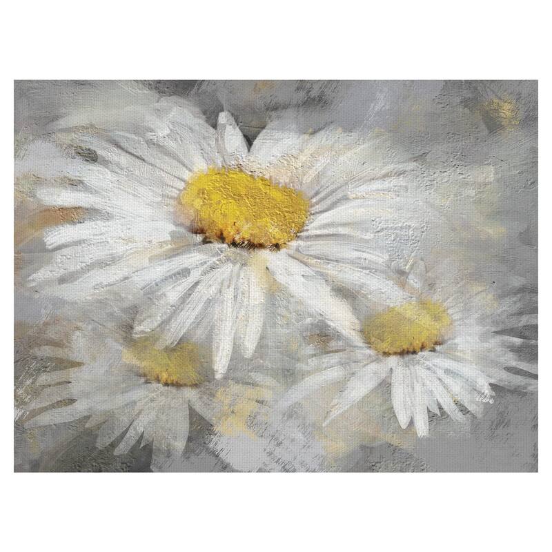 Daisy Portrait Canvas Art Print