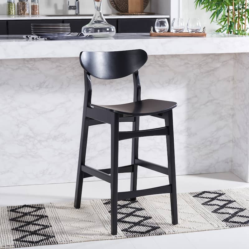 SAFAVIEH Glennie Counter Stool - 17" W x 23" D x 38" H - 17Wx23Dx38H