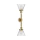 Option Brushed Brass / Clear