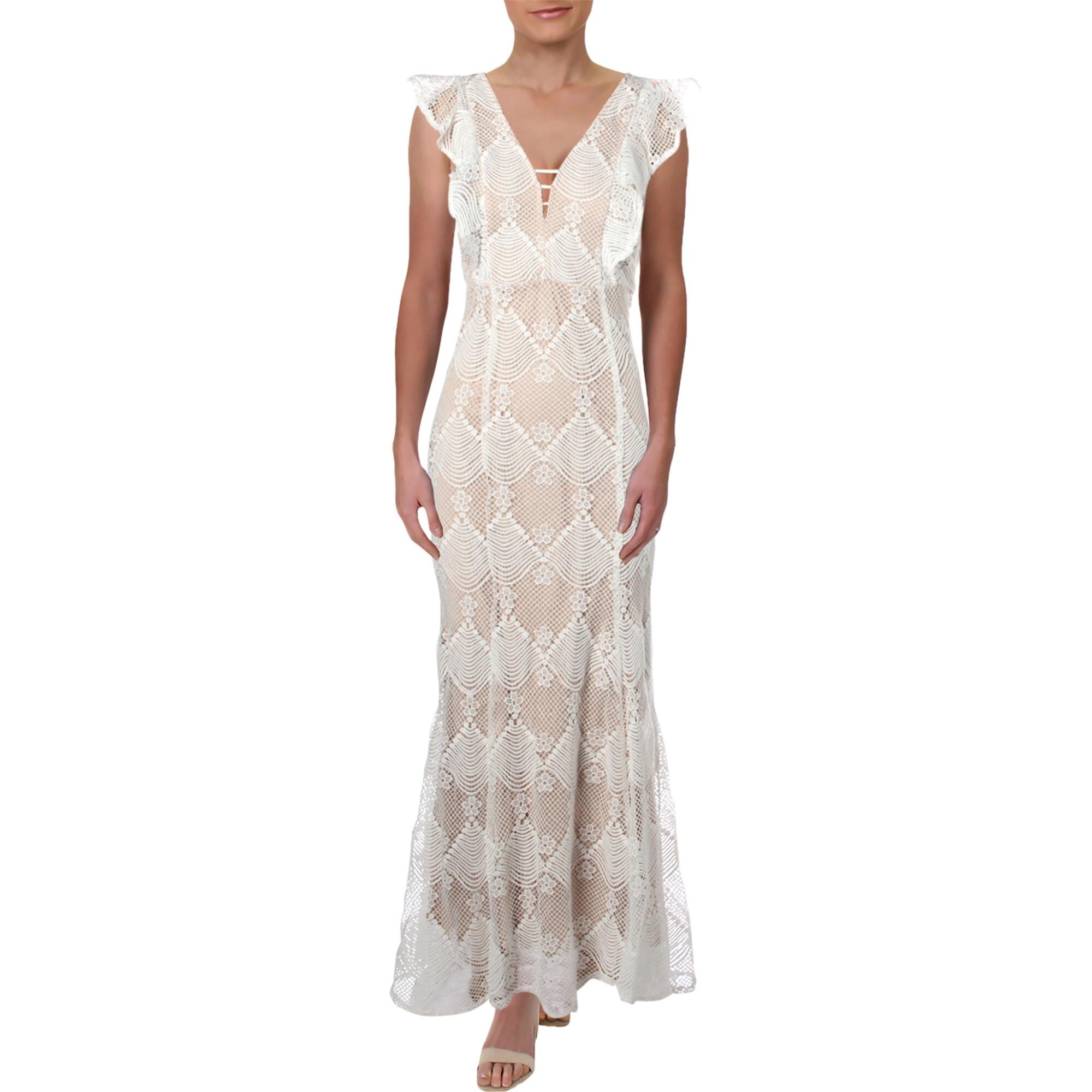 v neck short sleeve lace maxi dress