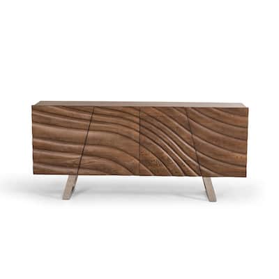 Modrest Finley Mid-Century Walnut Buffet