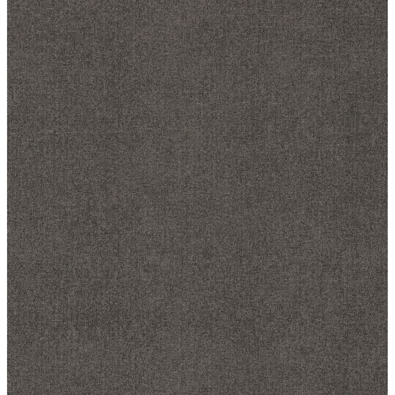 Warner Herringbone Tweed Charcoal Woven Wallpaper