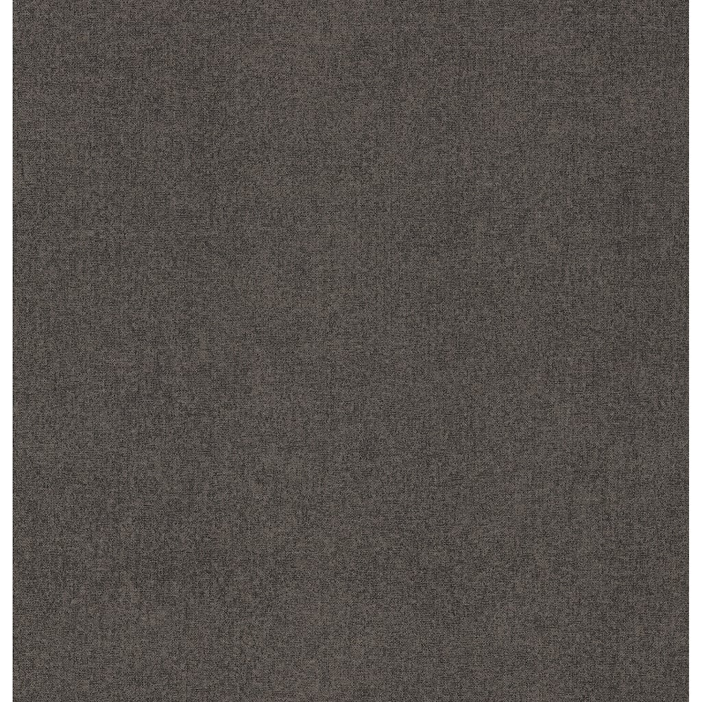 Warner Herringbone Tweed Charcoal Woven Wallpaper