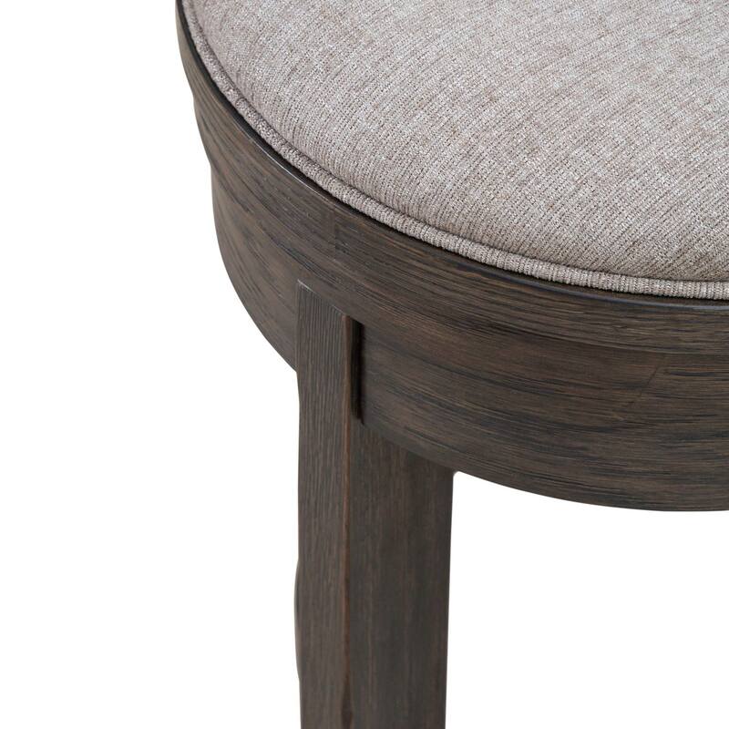 Liberty Furniture Lennox Hill Console Bar Table, Upholstered Swivel Console stools