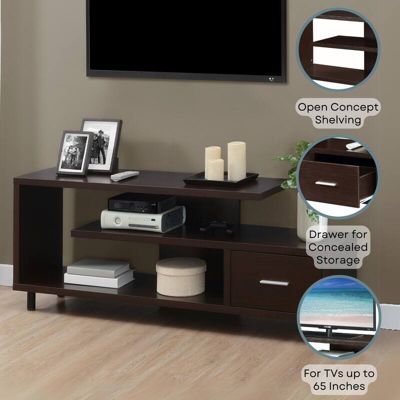 Convenience Concepts Seal TV Stand for TVs up to 65 Inches