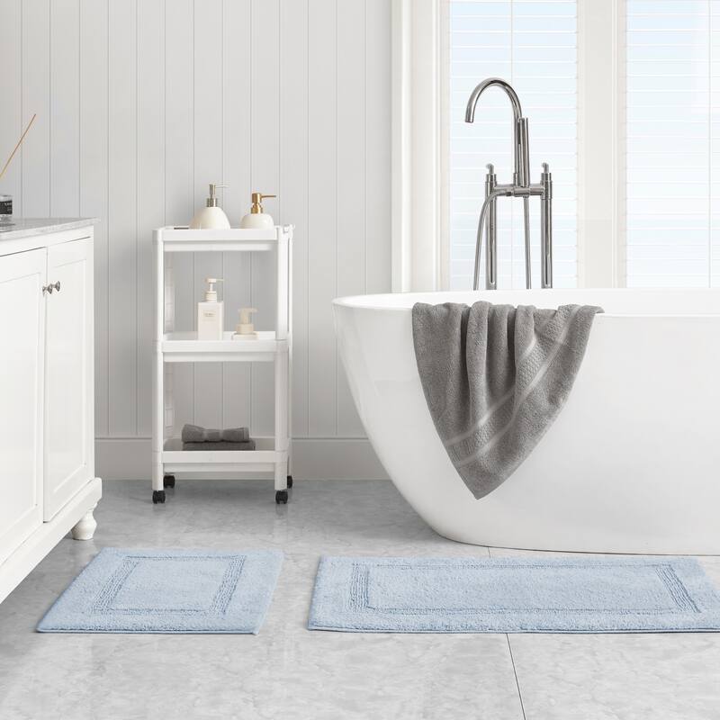 Nautica Peniston 2 Piece Cotton Bath Rug Set