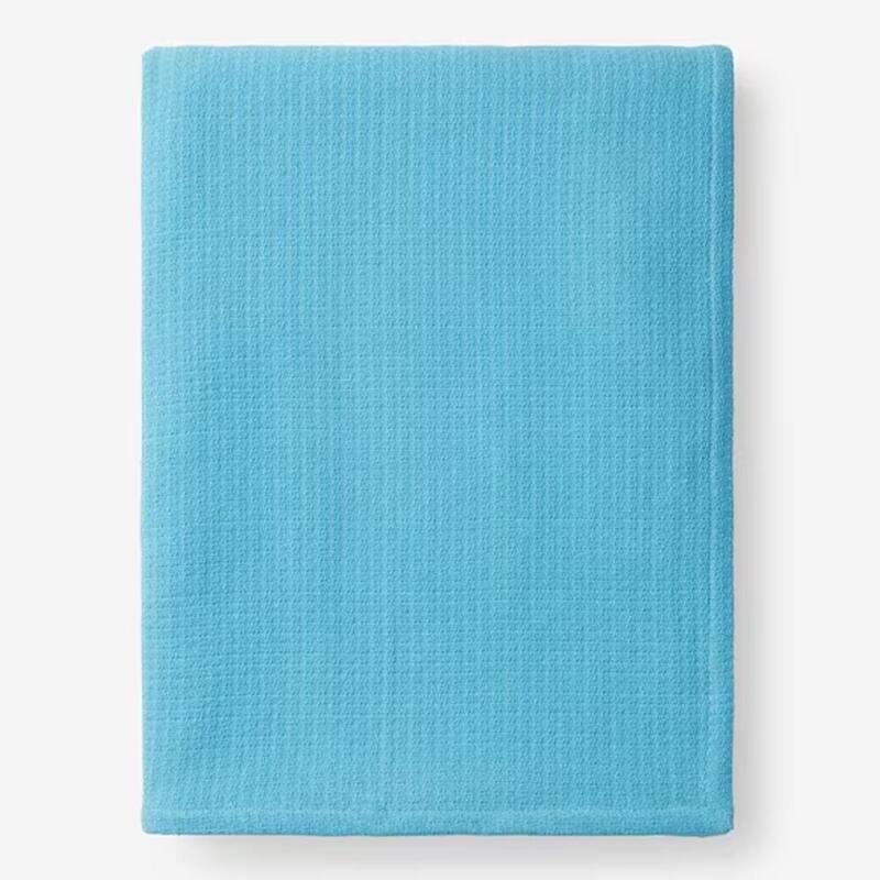 Twin Size Cotton Weave Cotton Blanket Turquoise