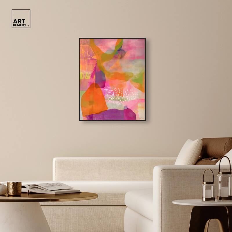 Garnet Gleam V Canvas by Art Remedy