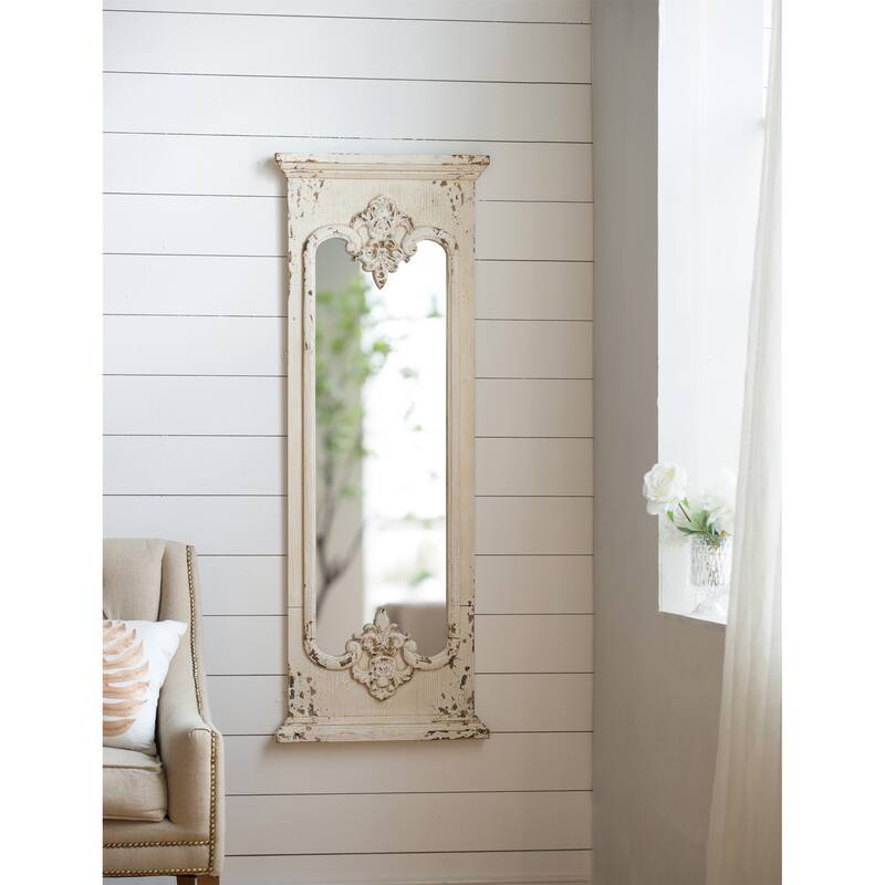 Full Length Mirror with Solid Wood Frame
