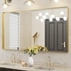 preview thumbnail 98 of 141, Apmir Metal Frame Tempered Glass Bathroom Vanity Mirror for Wall, Cloakroom, Bedroom 55" X 30" - Gold
