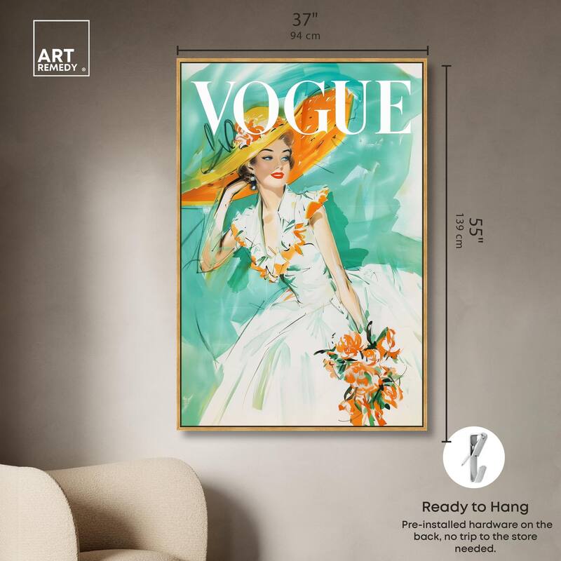 In the Summer Breeze Cover Canvas by Art Remedy