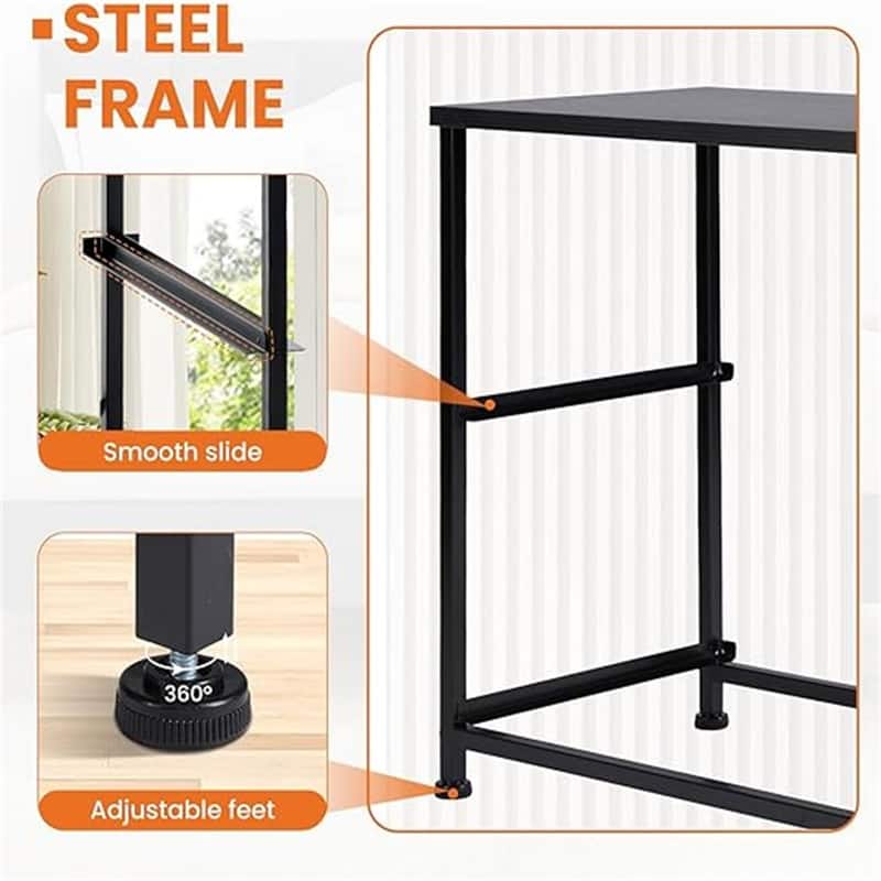 Nightstand with Removable Fabric Bins