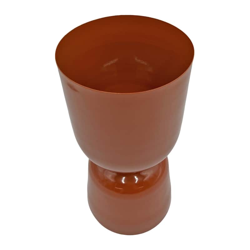 13 Inch Tall Decorative Handmade Aluminum Modern Flower Vase