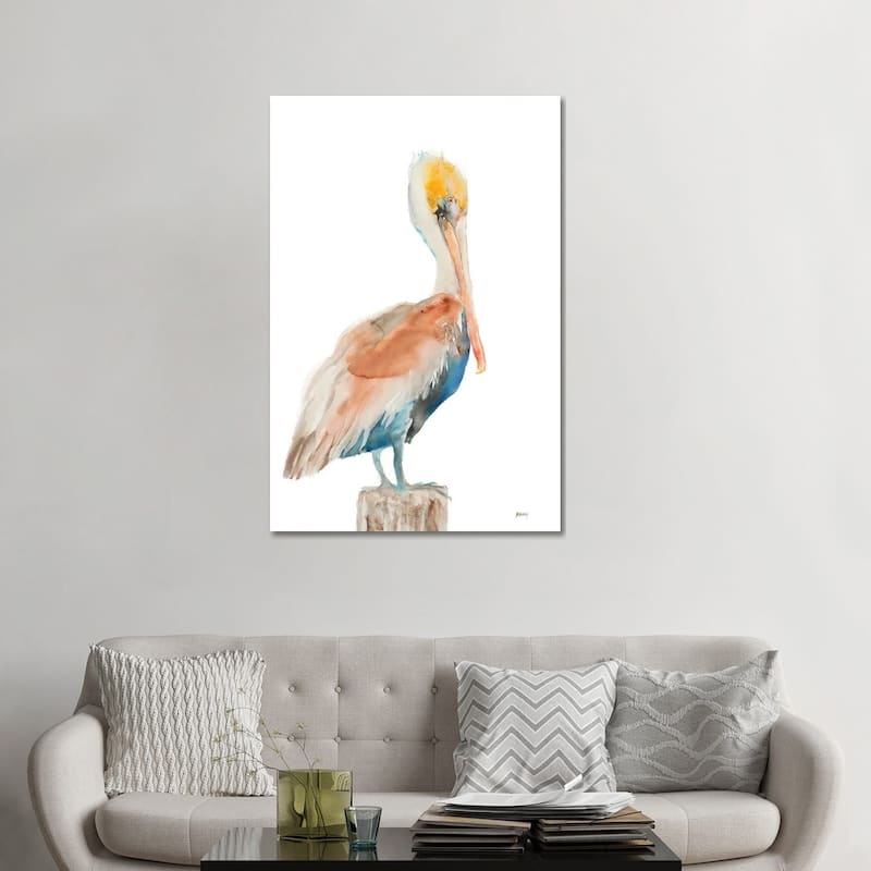 iCanvas "Pelican I" by Patti Mann Canvas Print - 48x32x1.5