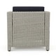 preview thumbnail 64 of 80, Puerta Outdoor 4-piece Patio Chat Set by Christopher Knight Home