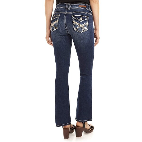 WallFlower Womens Plus Size Luscious Curvy Stretch Bootcut Denim Jeans