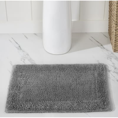 Better Trends Bath Rugs 100% Cotton Tufted Soft & Water Absorbent Bathroom Rug for Shower, Sink Bath Mats Edge Collection