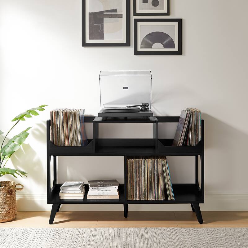 Crosley Asheville Large Record Storage Console