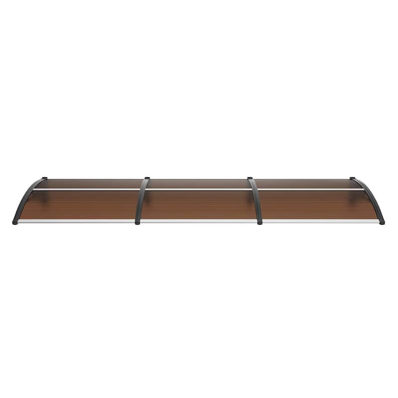 38" x 117" Outdoor Window Door Awning Exterior with Aluminum Connector