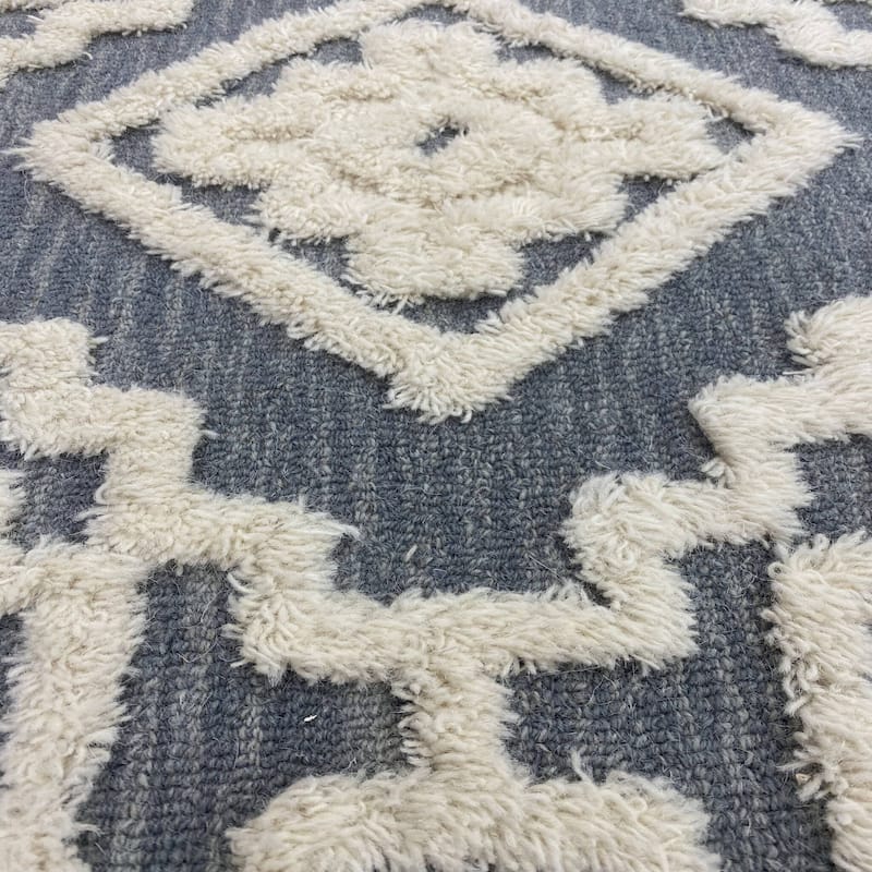 Sevita Diverse Modern Geometric Hand-Tufted Round Rug