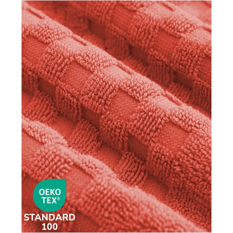 Feather and Stitch NY 650 GSM Premium Cotton 6 Piece Towel Set Super Absorbent Quick Dry Spa Quality