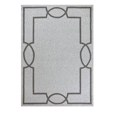 Alona Pure & Simple Weather Resistant Current & Stylish Hand-Woven Outdoor Rug