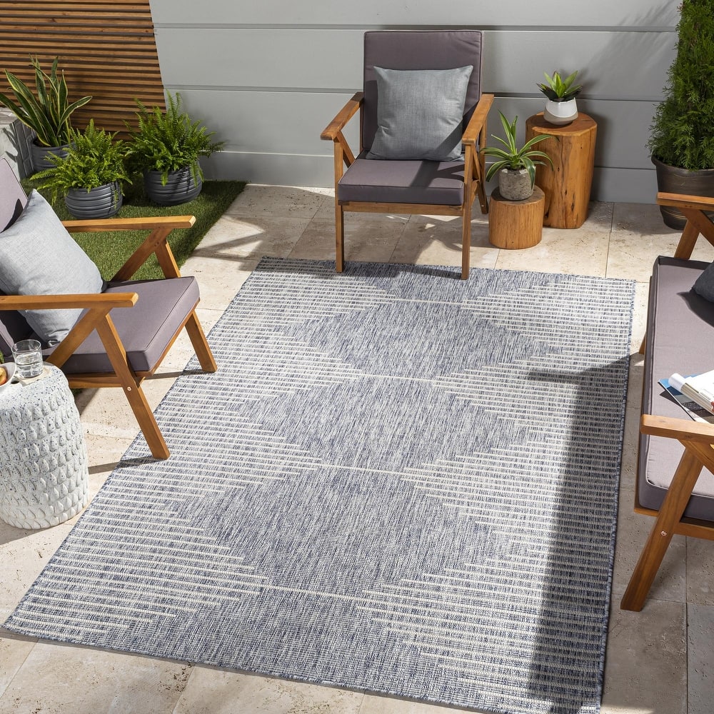 Livabliss Eagean Casual Indoor/Outdoor Area Rug