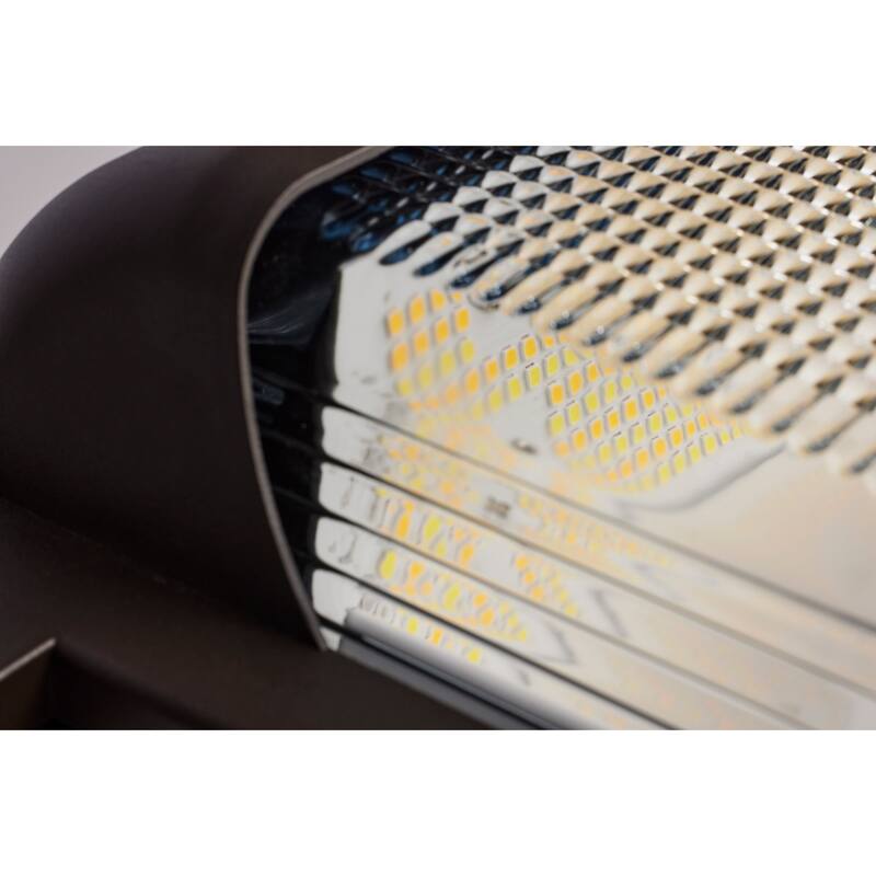 LED Low Profile Wall Pack Wattage 70/85/100W and CCT 3K/4K/5K Selectable Photocell - Bronze