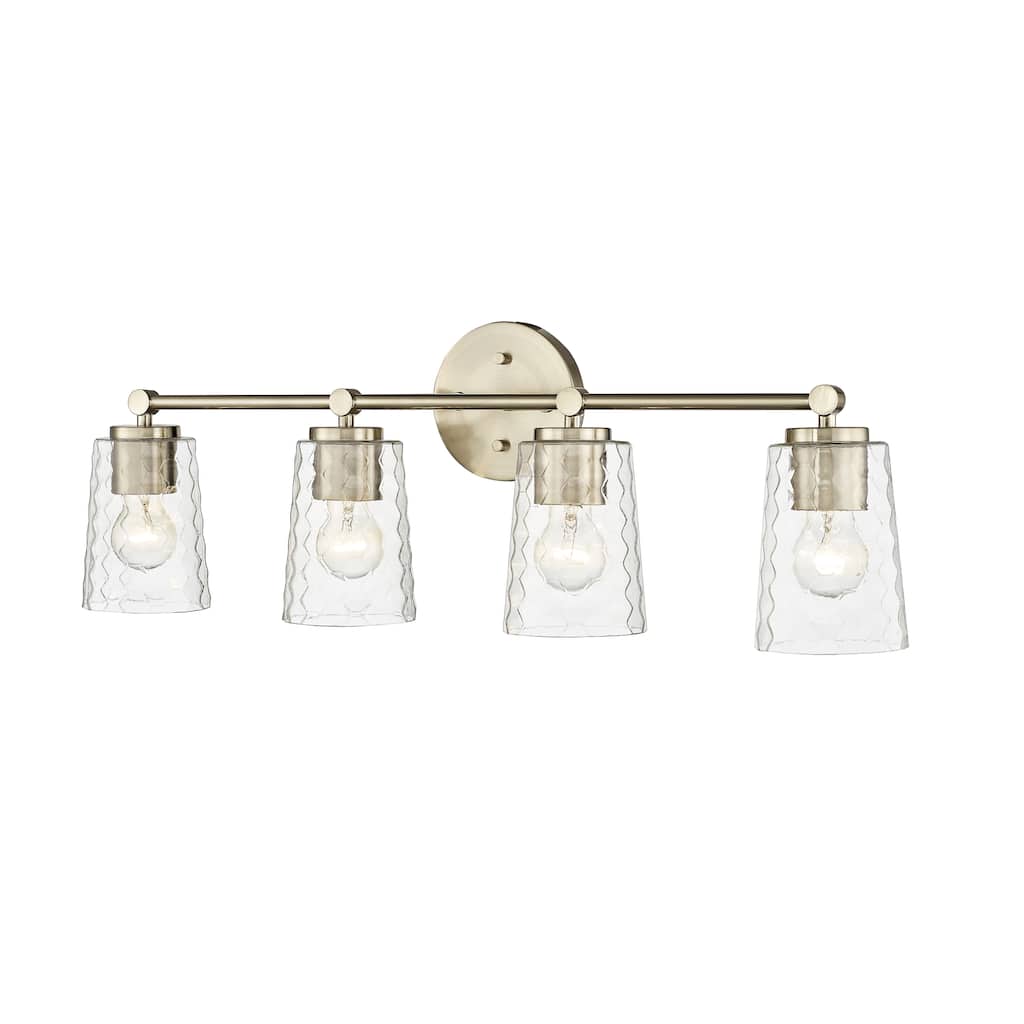 Millennium Lighting Ashli 2/4 Light Vanity Light with Clear Honeycomb Glass Shades