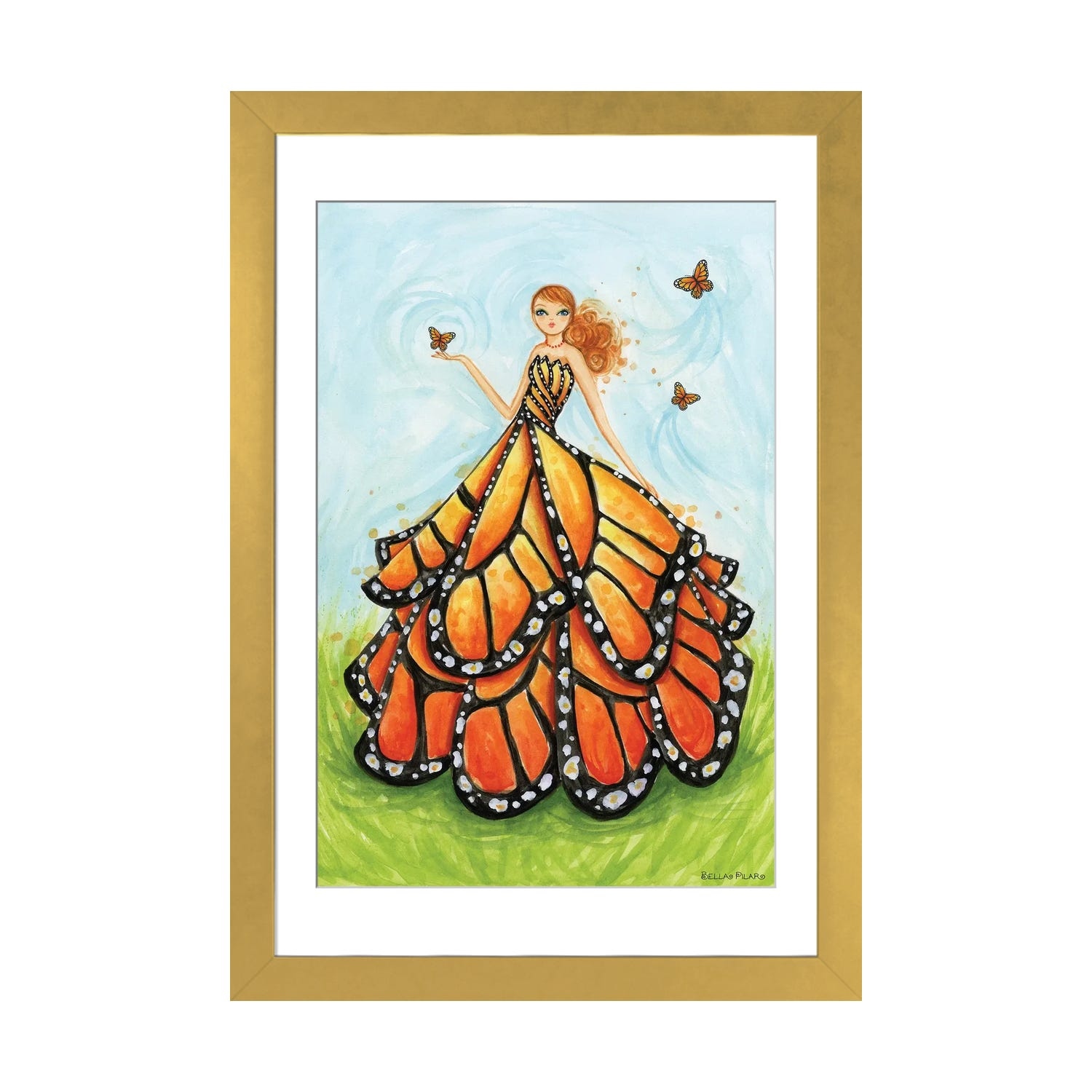 Butterfly store dress sketch