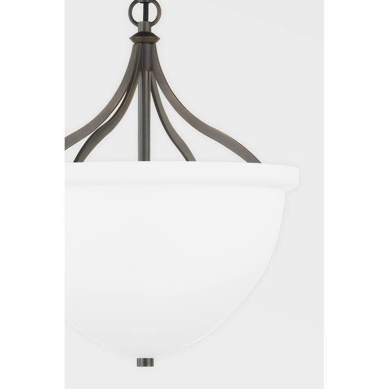 Browne 1 Light Semi Flush