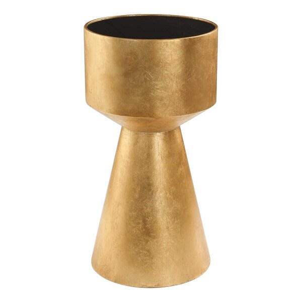 26.25” Veira Gold Accent Table - N/A