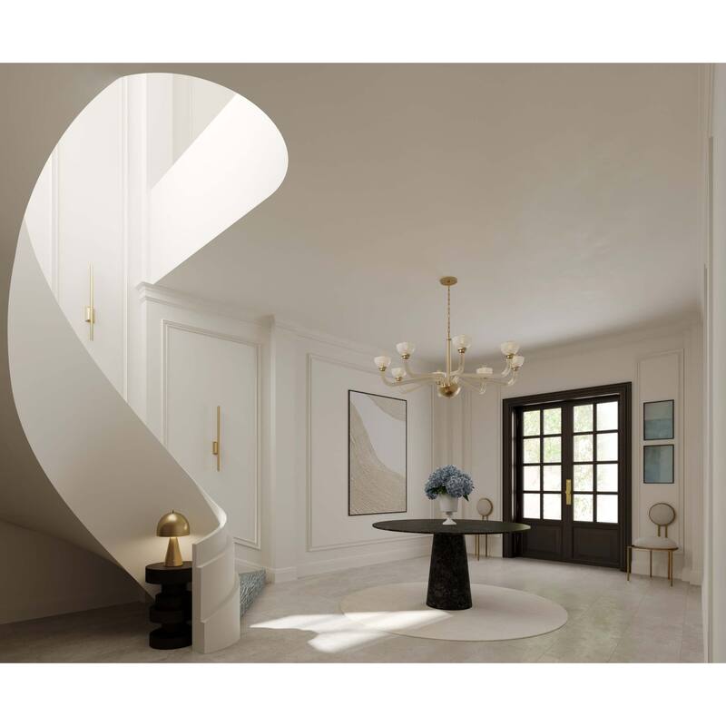 Hudson Valley Lighting 3308 St. lawrence 8 Light 62" Wide Chandelier