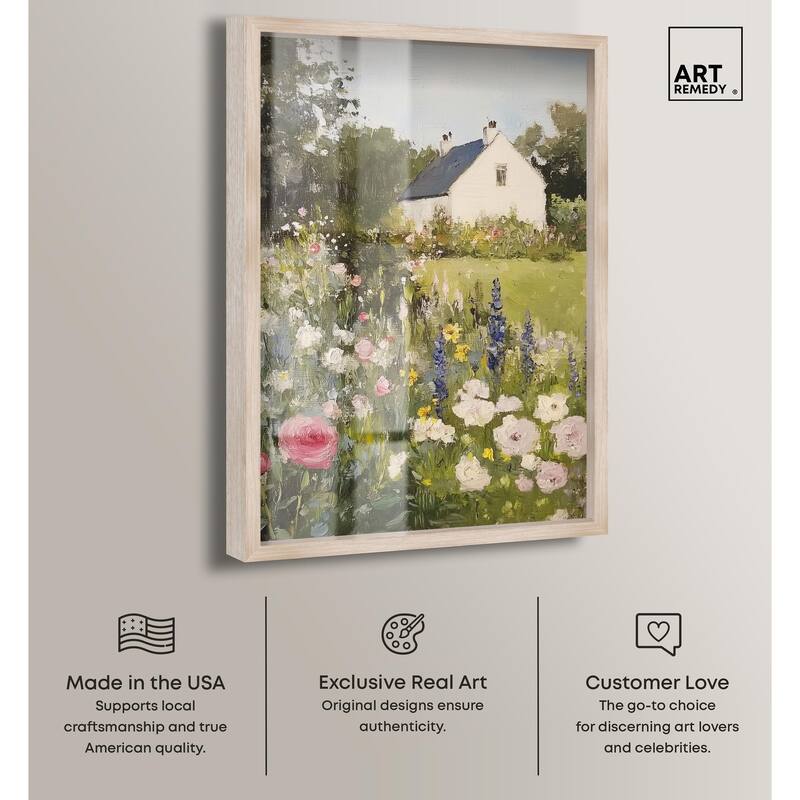 Floral Farmhouse II Shadowbox by Art Remedy