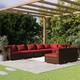 Option Brown/Cinnamon red 8 Piece